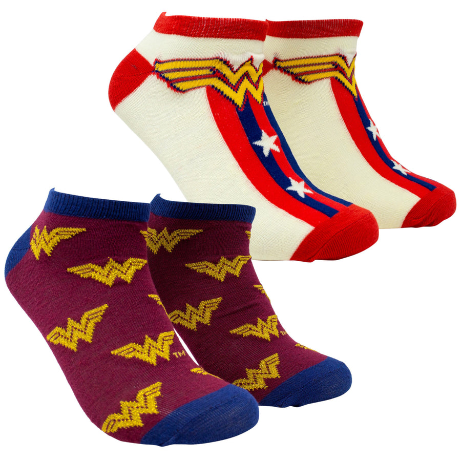 Wonder Woman 1984 Movie Shorties Womens 2-Pack Socks Image 1