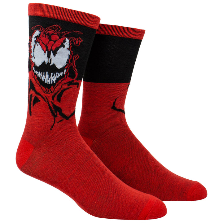 Spider-Man Venom Maximum Carnage Crew Socks Image 1