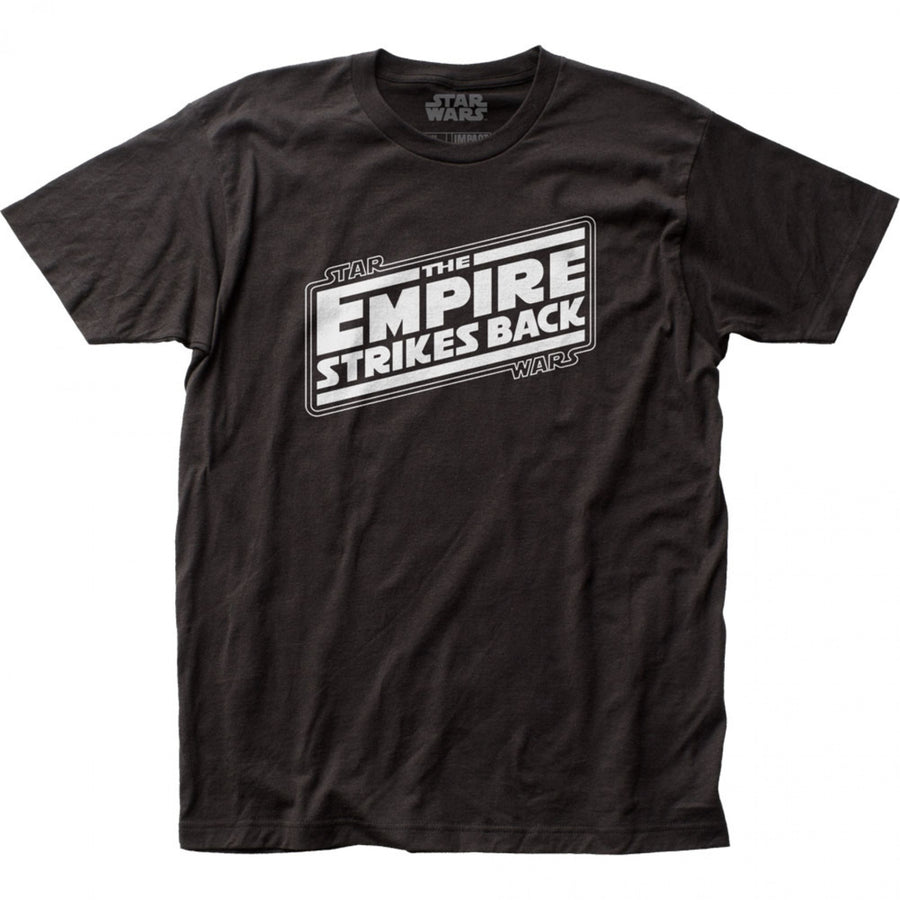 Star Wars The Empire Strikes Back Title Card T-Shirt Image 1