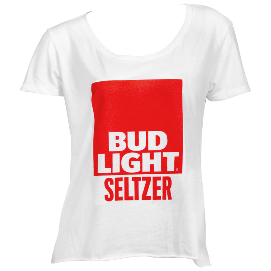 Bud Light Seltzer Womens Crop Top T-Shirt Image 1
