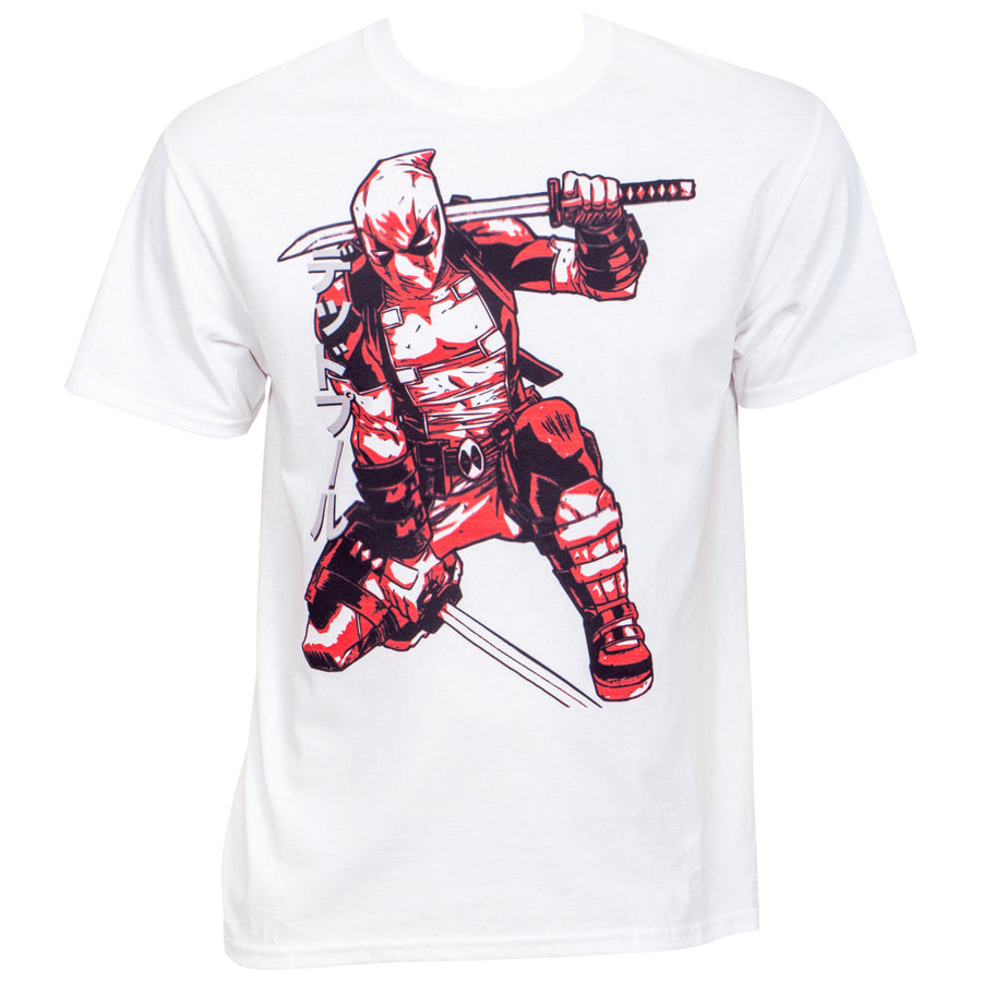Marvel Deadpool Print Translation T-Shirt Image 1