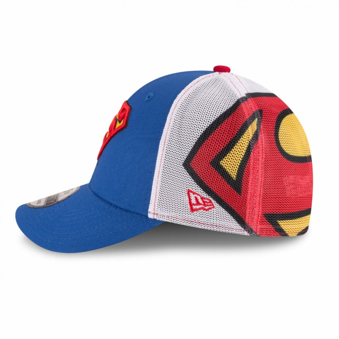 Superman Wrapped Symbol Era 39Thirty Fitted Hat Image 2