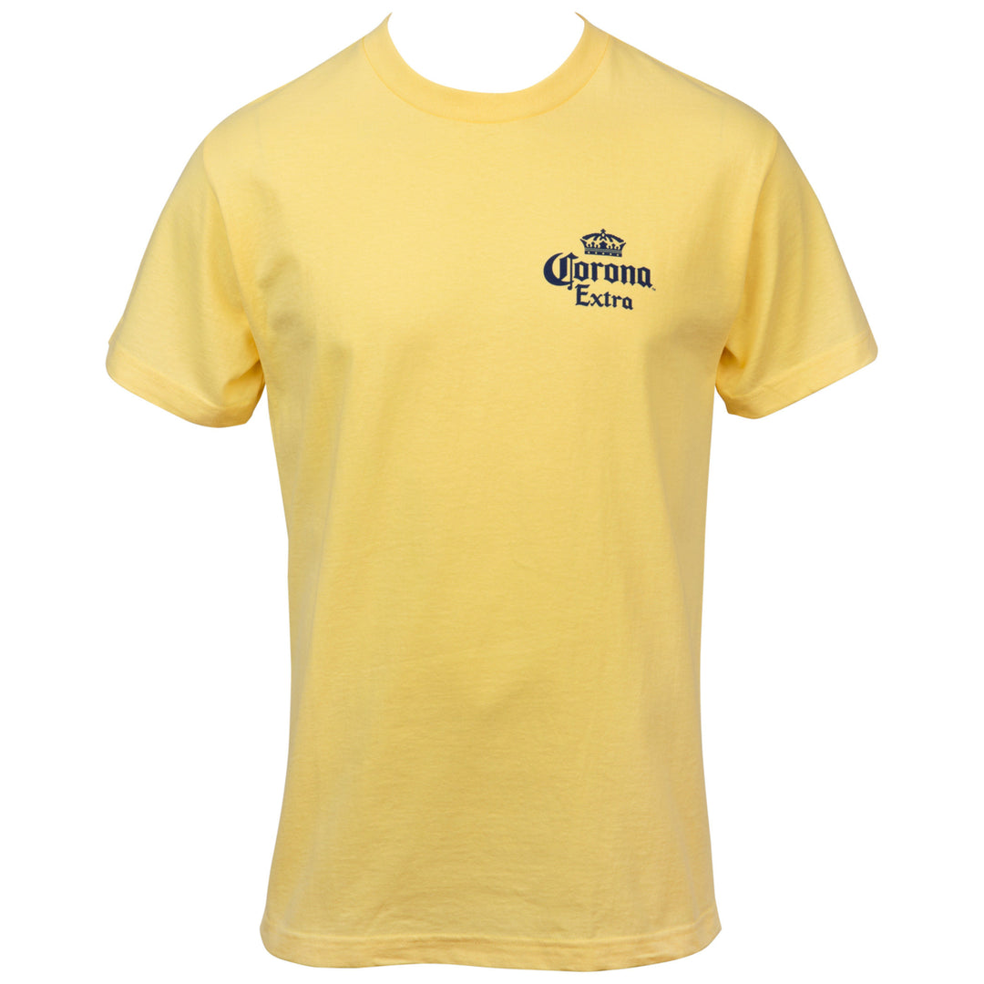 Corona Extra Laid Back Front and Back Print T-Shirt Image 3