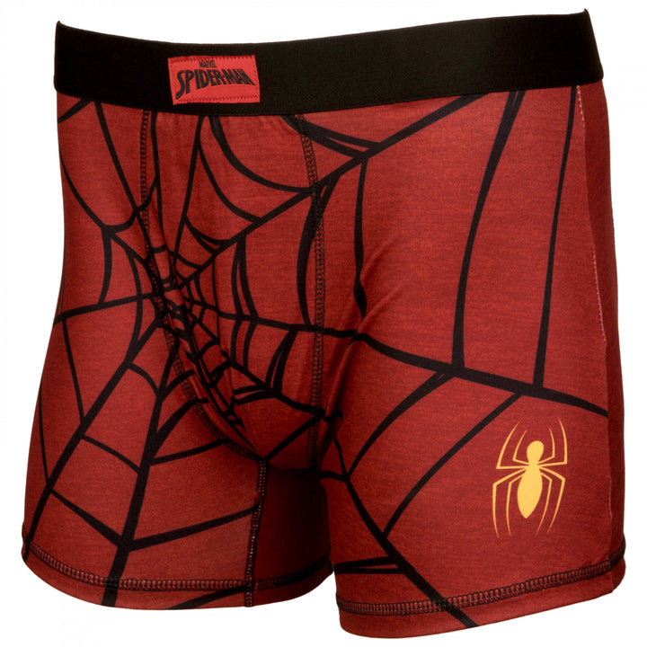 Spider-Man Web and Small Symbol Boxer Briefs Image 4