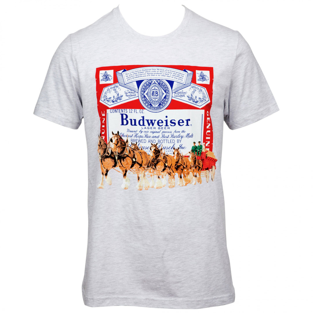 Budweiser Clydesdale Logo T-Shirt Image 1