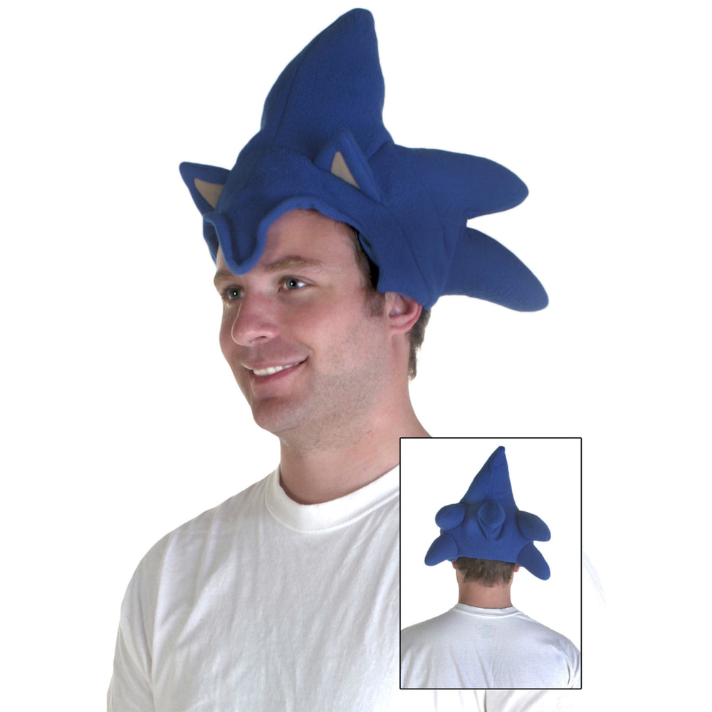 Sonic The Hedgehog Fleece Cap Cosplay Costume Adult Hat Image 2