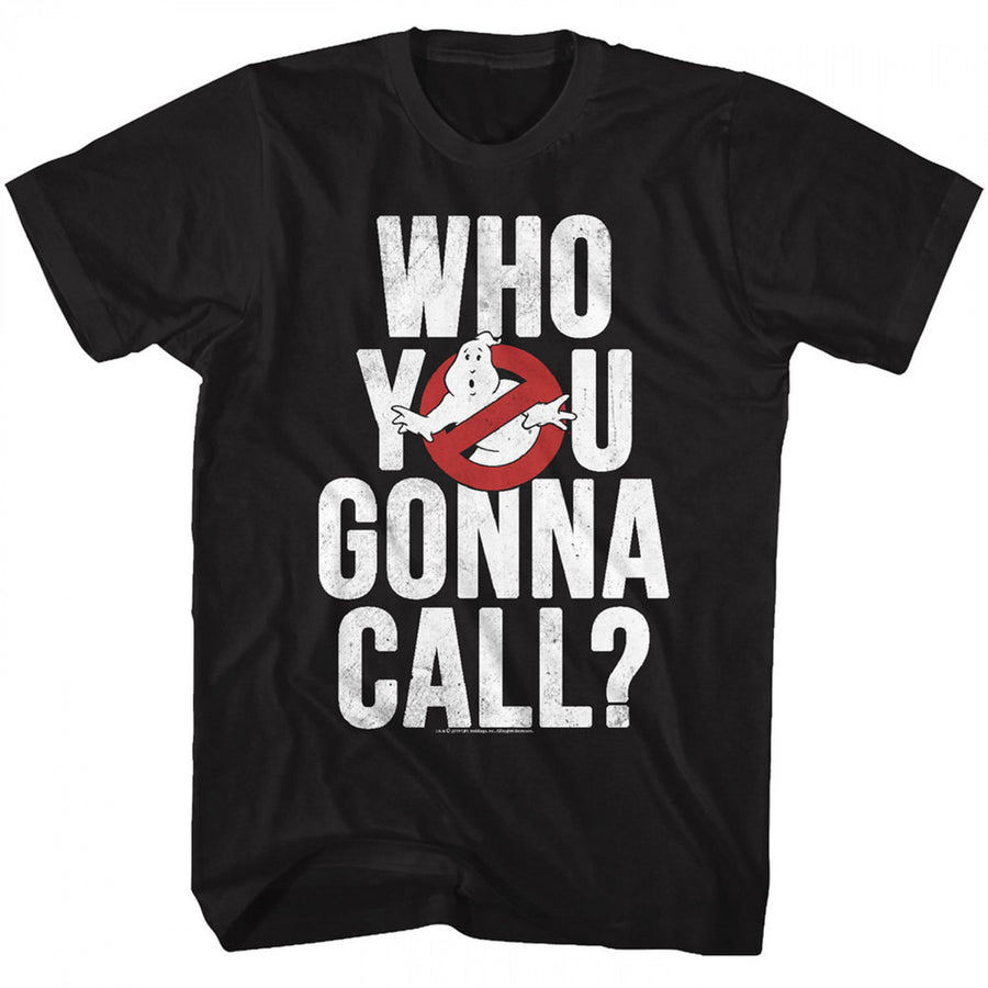 Ghostbusters Who Ya Gonna Call? T-Shirt Image 1