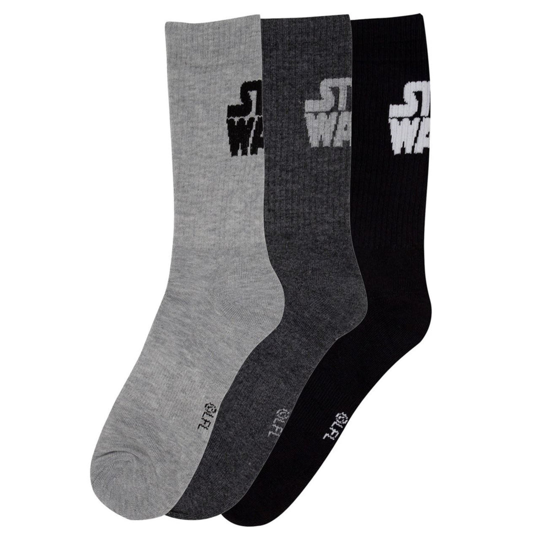 Star Wars Text Classic Mystery Crew Socks Image 2