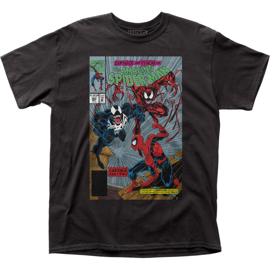 Spider-Man Venom vs Carnage Comic Cover Part Two T-Shirt Image 1