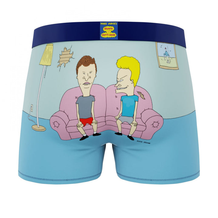 Beavis and Butthead MTV Couch Mens Boxer Briefs Shorts Image 3