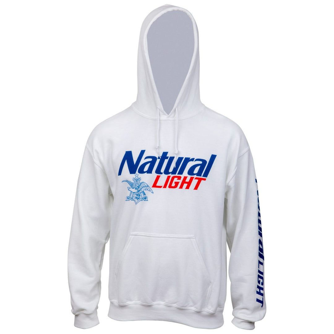 Natural Light Logo Sleeve Print Pullover Hoodie Image 3