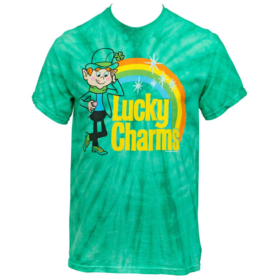 Lucky Charms Green Tie Dye T-shirt Image 1