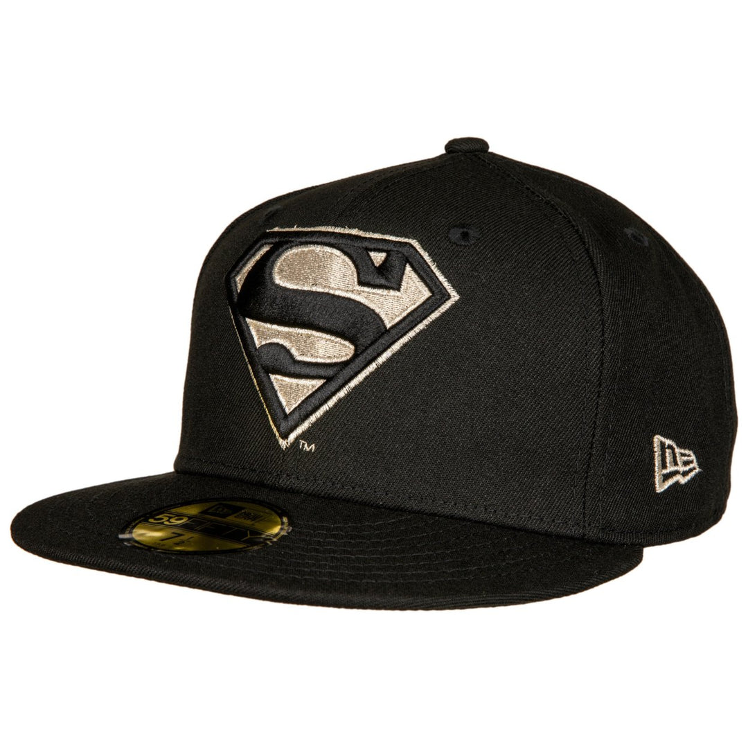 Superman Silver Symbol Era 59Fifty Fitted Hat Image 1