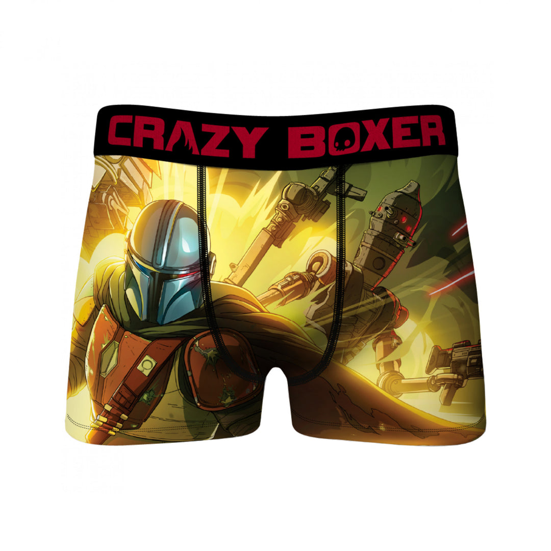 Star Wars The Mandalorian IG-11 Fight Crazy Boxer Briefs Image 1