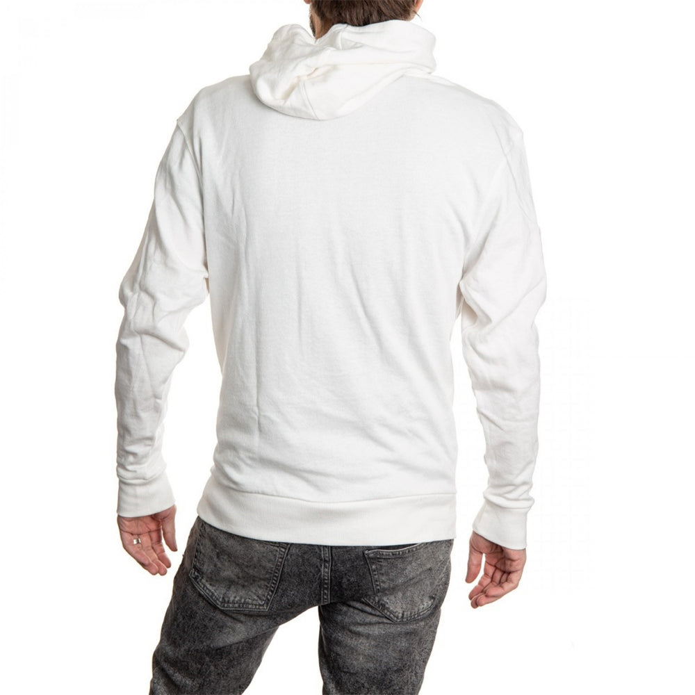 Corona Extra Washed Label White Hooded Sweatshirt Image 2