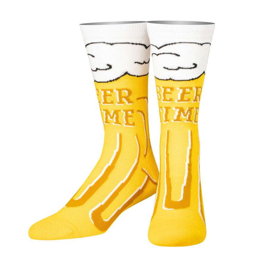 Beer Time Crew Socks Image 1