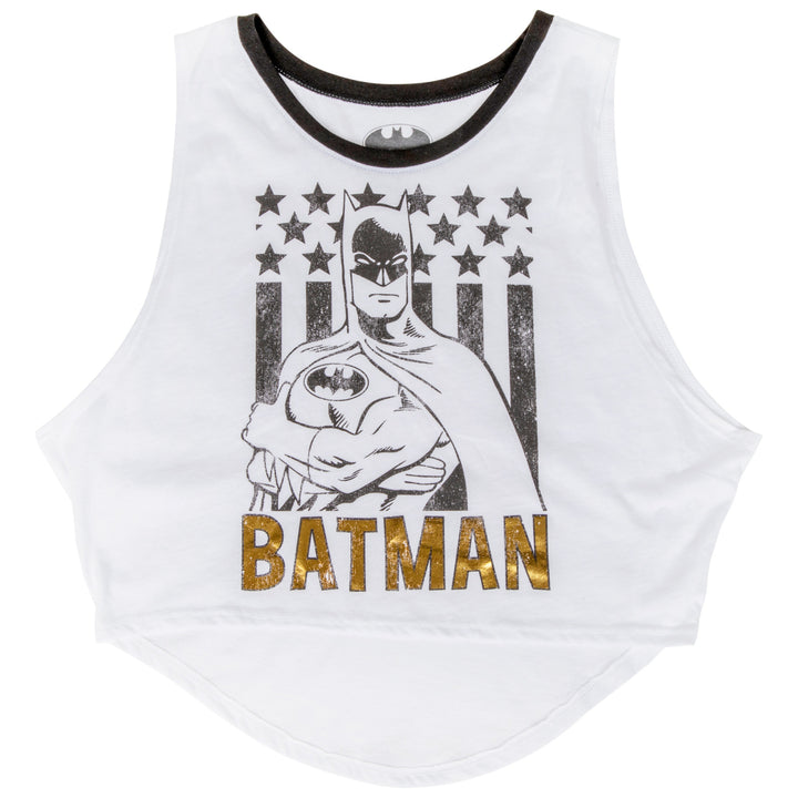 Batman Juniors Foil Graphic Tank Top Image 2