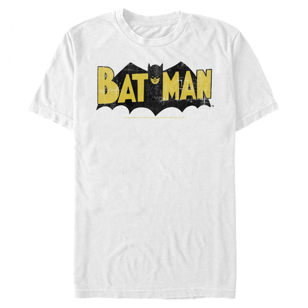 Batman Retro Symbol T-Shirt with matching Comic Graphic Face Mask Image 2