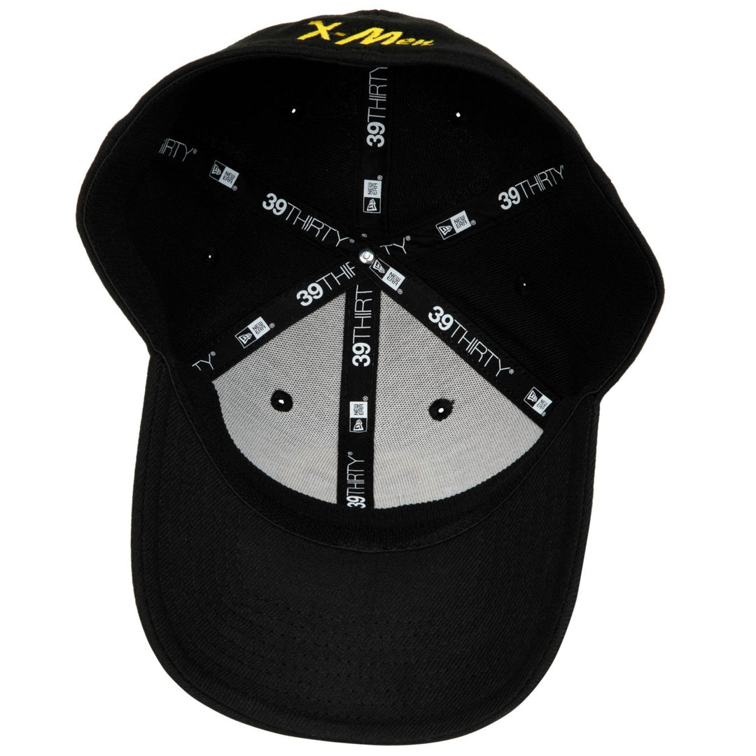 X-Men Symbol Black Costume Era 39Thirty Fitted Hat Image 4