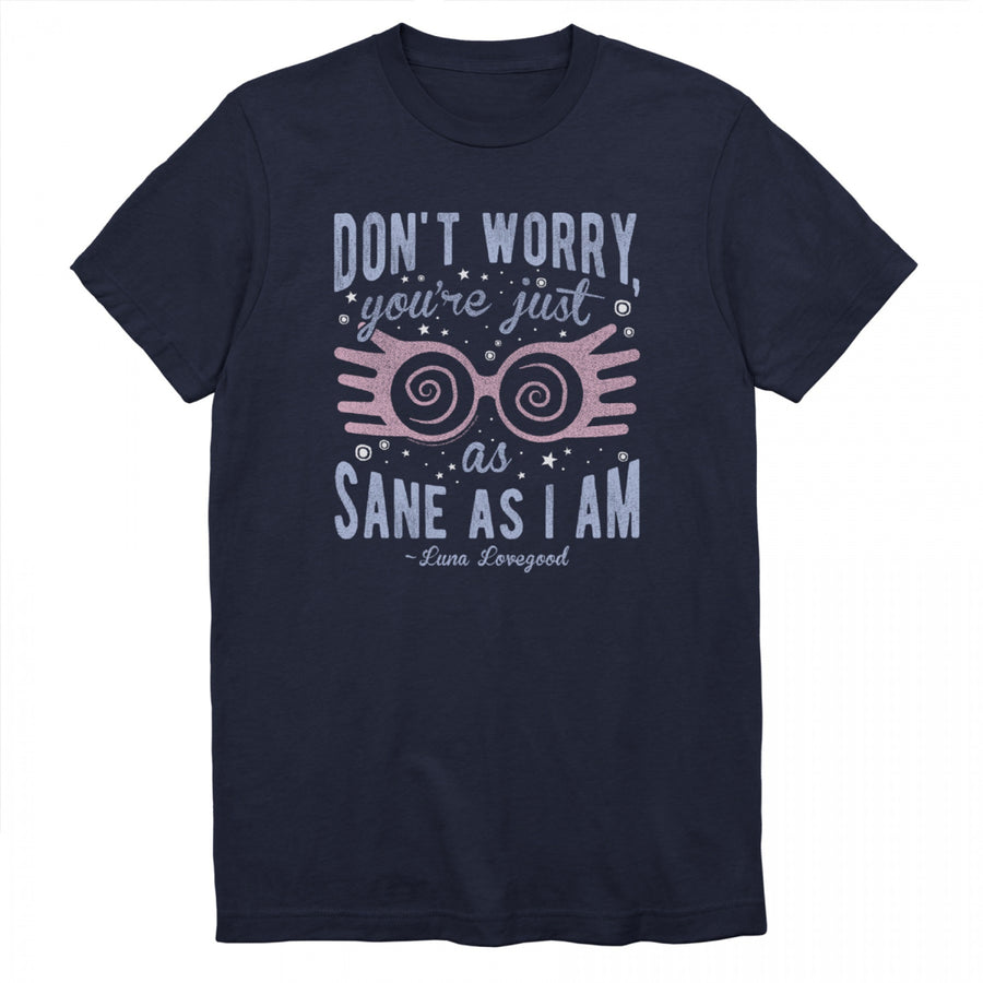 Harry Potter Luna Lovegood Just as Sane T-shirt Image 1