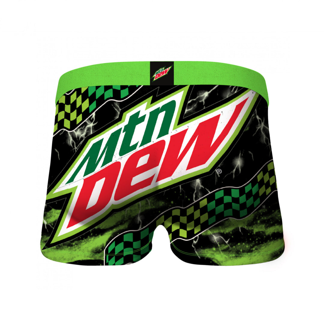 Crazy Boxers Mountain Dew Brand Boxer Briefs Image 3