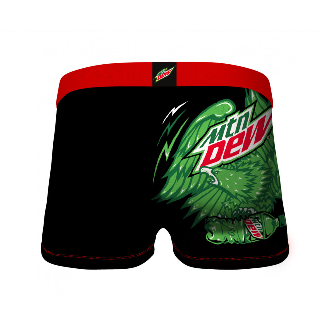 Crazy Boxers Mountain Dew Logo and Eagle Boxer Briefs Image 2