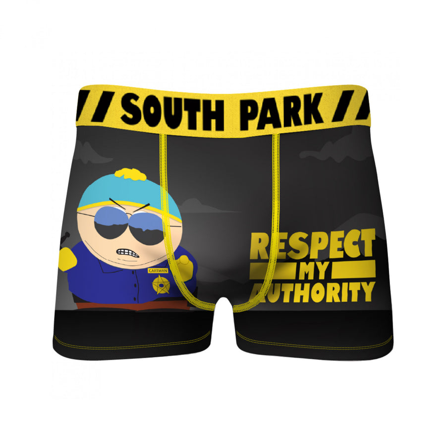 Crazy Boxers South Park Respect My Authority Boxer Briefs Image 1