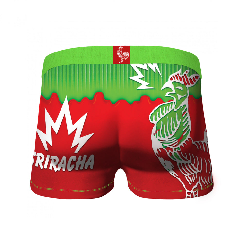 Crazy Boxers Sriracha Rooster and Fire Boxer Briefs Image 2