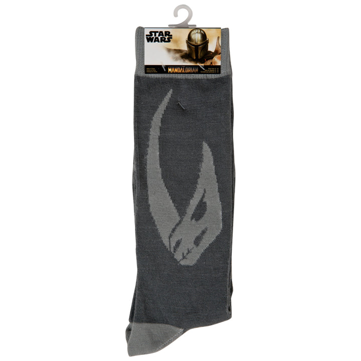 Star Wars The Mandalorian Mudhorn Crest Crew Socks Image 4