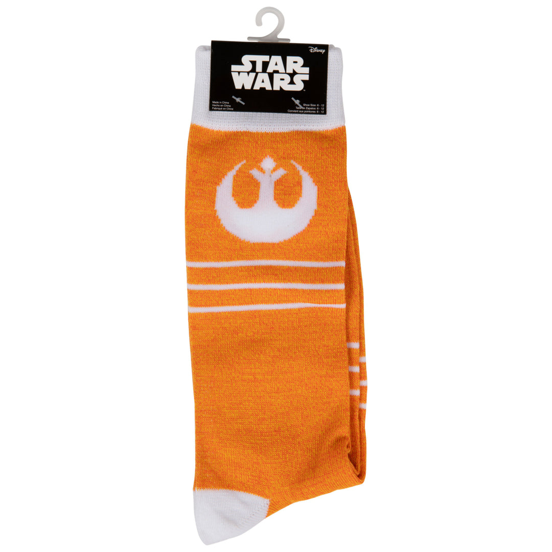 Star Wars Rebel Fighter Logo Crew Socks Image 4