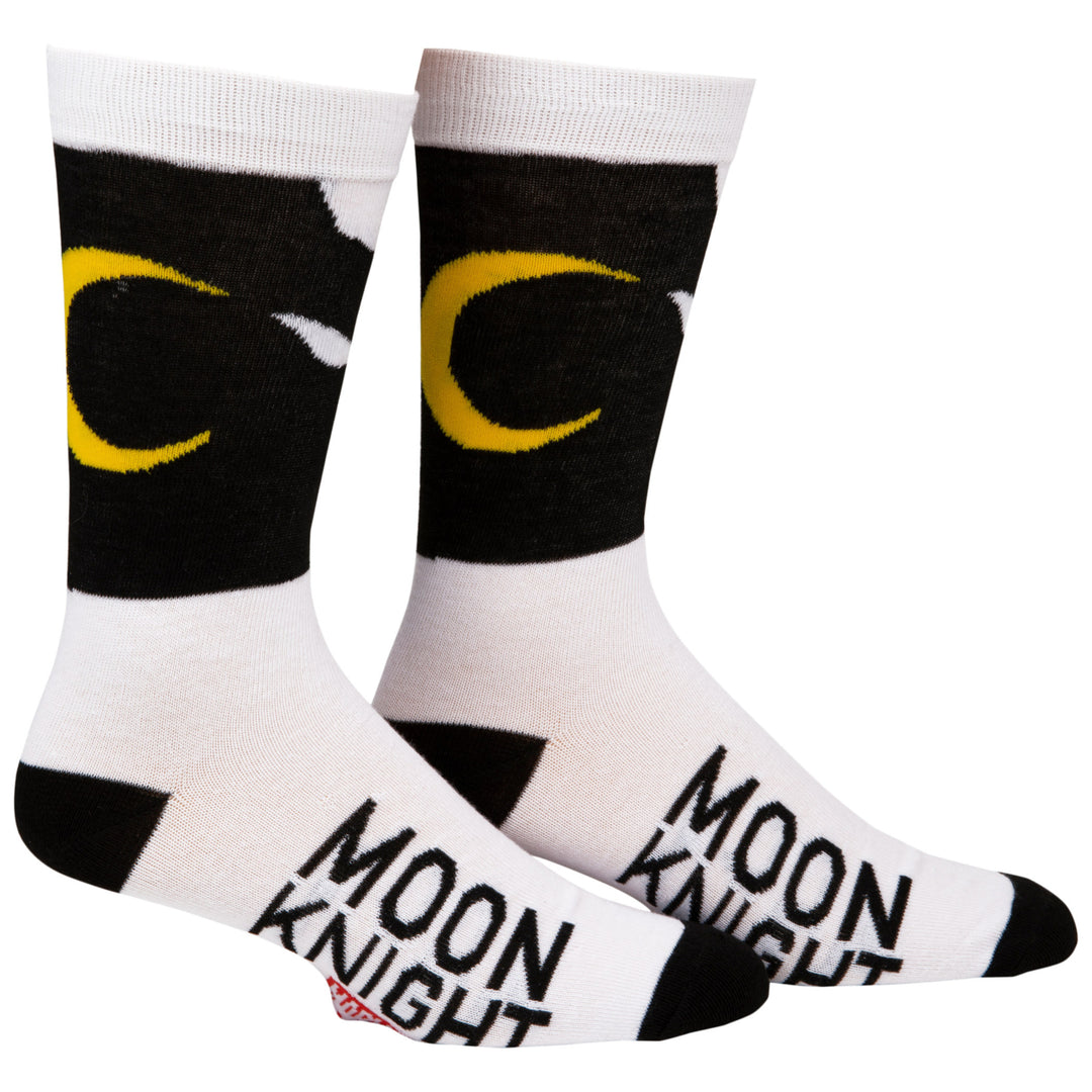 Moon Knight Costume Symbol Crew Socks Image 3