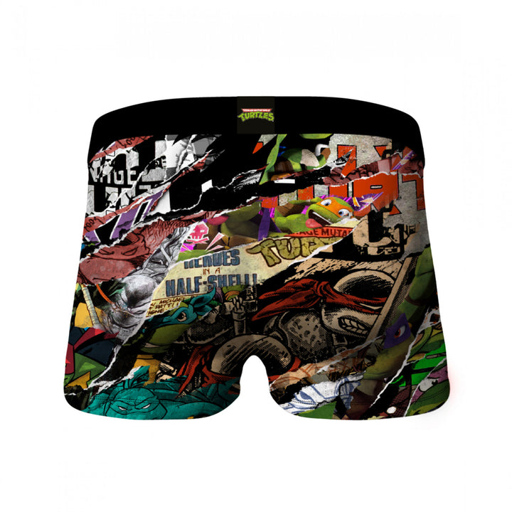 Crazy Boxers Teenage Mutant Ninja Turtles Comic Strips Boxer Briefs Image 3