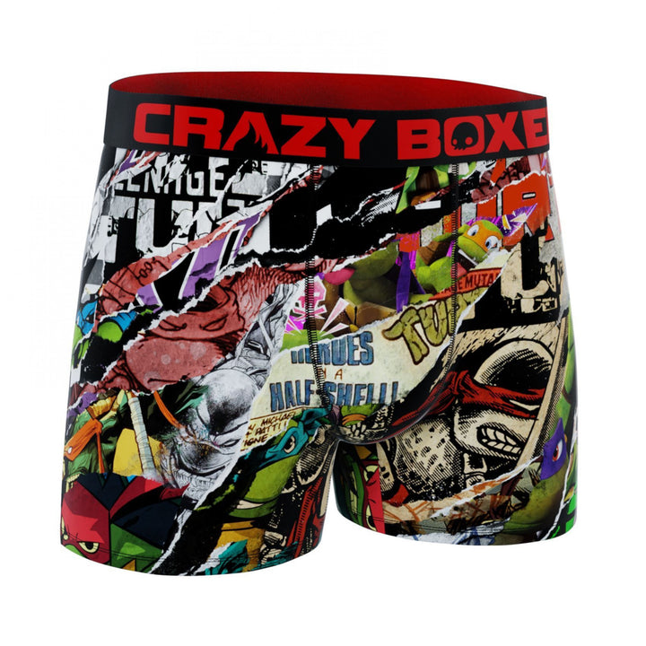 Crazy Boxers Teenage Mutant Ninja Turtles Comic Strips Boxer Briefs Image 4