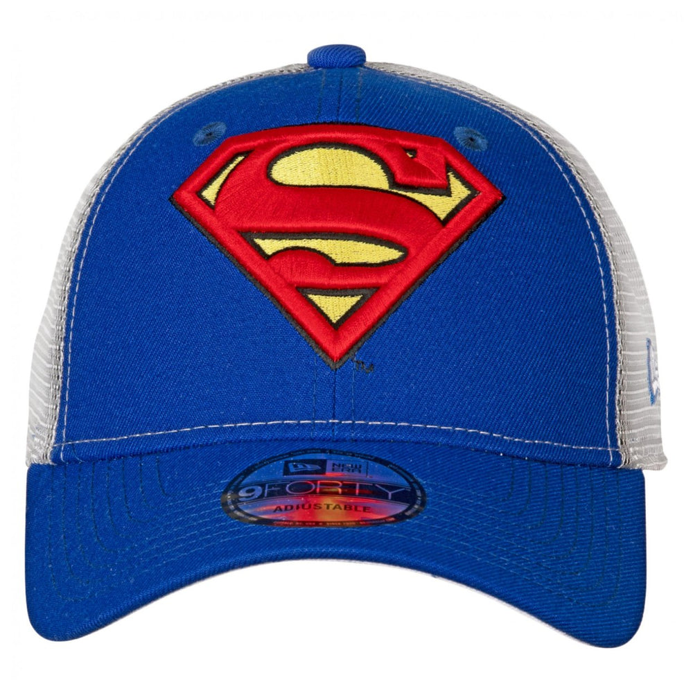 Superman Symbol Trucker Era 9Forty Adjustable Hat Image 2