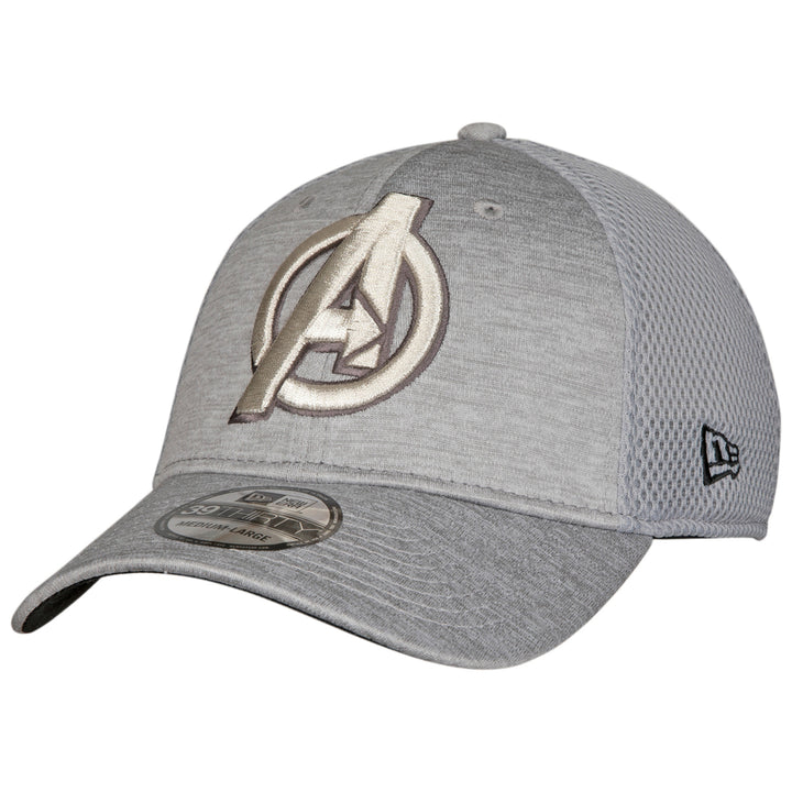 Avengers A Symbol Grey Shadow Tech Era 39Thirty Fitted Hat Image 1