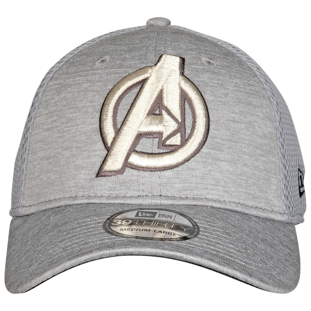 Avengers A Symbol Grey Shadow Tech Era 39Thirty Fitted Hat Image 2