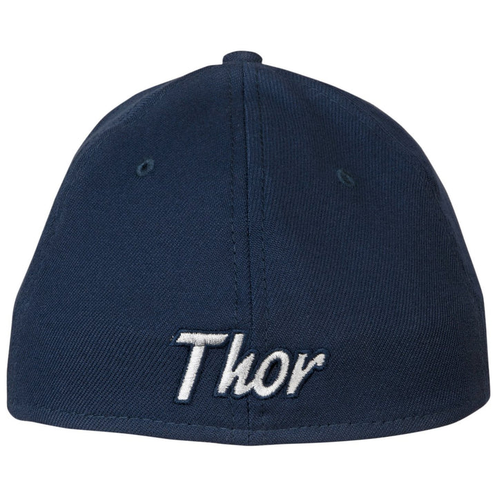 Thor Mjolnir Symbol Color Block Era 39Thirty Fitted Hat Image 3