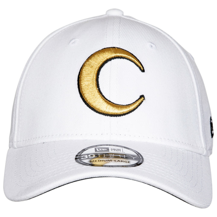 Moon Knight Gold with Outline Symbol Era 39Thirty Fitted Hat Image 2