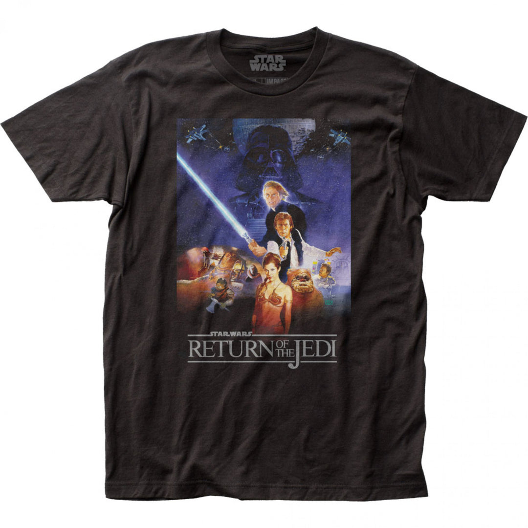 Star Wars The Return of the Jedi Movie Poster T-Shirt Image 1