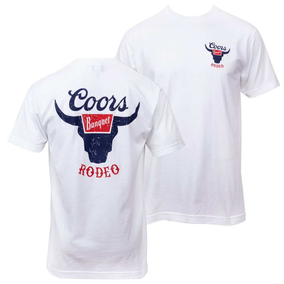 Coors Rodeo Front and Back Print T-Shirt Image 1