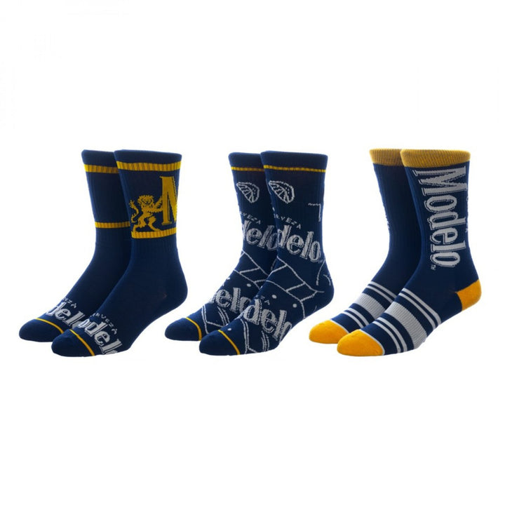 Modelo Especial Symbols and Branding 3-Pair Pack of Crew Socks Image 1