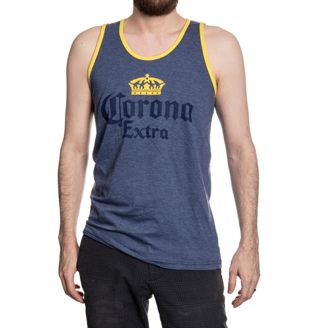 Corona Extra Faded Blue Tank Top Image 2