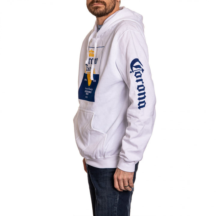 Corona Extra Label Logo Hoodie with Sleeve Prints Image 4