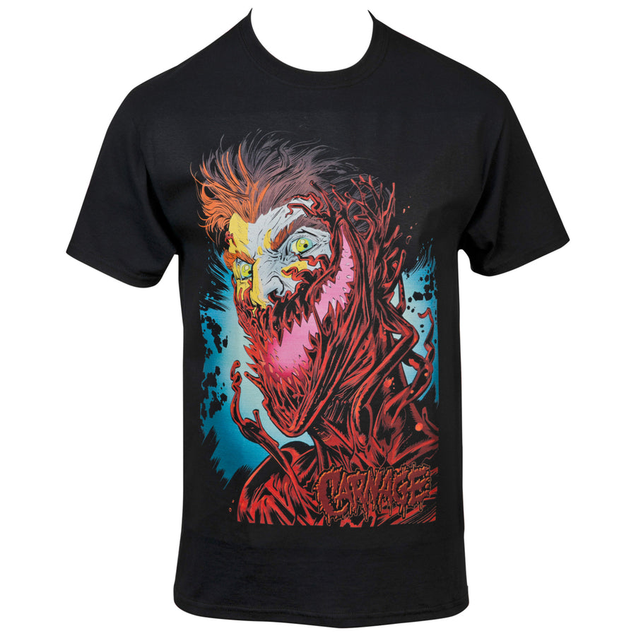 Marvels Comics Carnage Cletus Cassidy Face T-Shirt Image 1