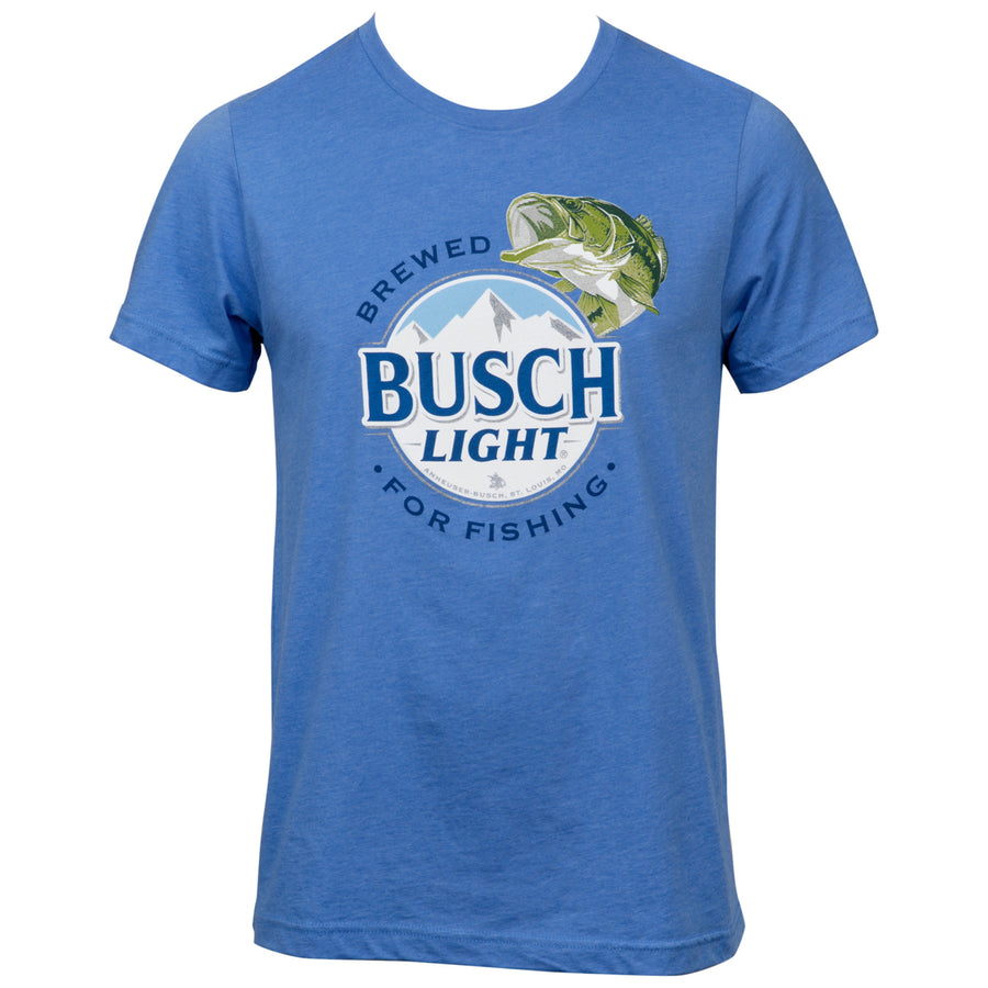 Busch Light Brewed for Fishing Blue Colorway T-Shirt Image 1