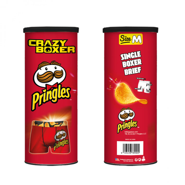 Crazy Boxers Pringles Logo Boxer Briefs in Pringles Can Image 4