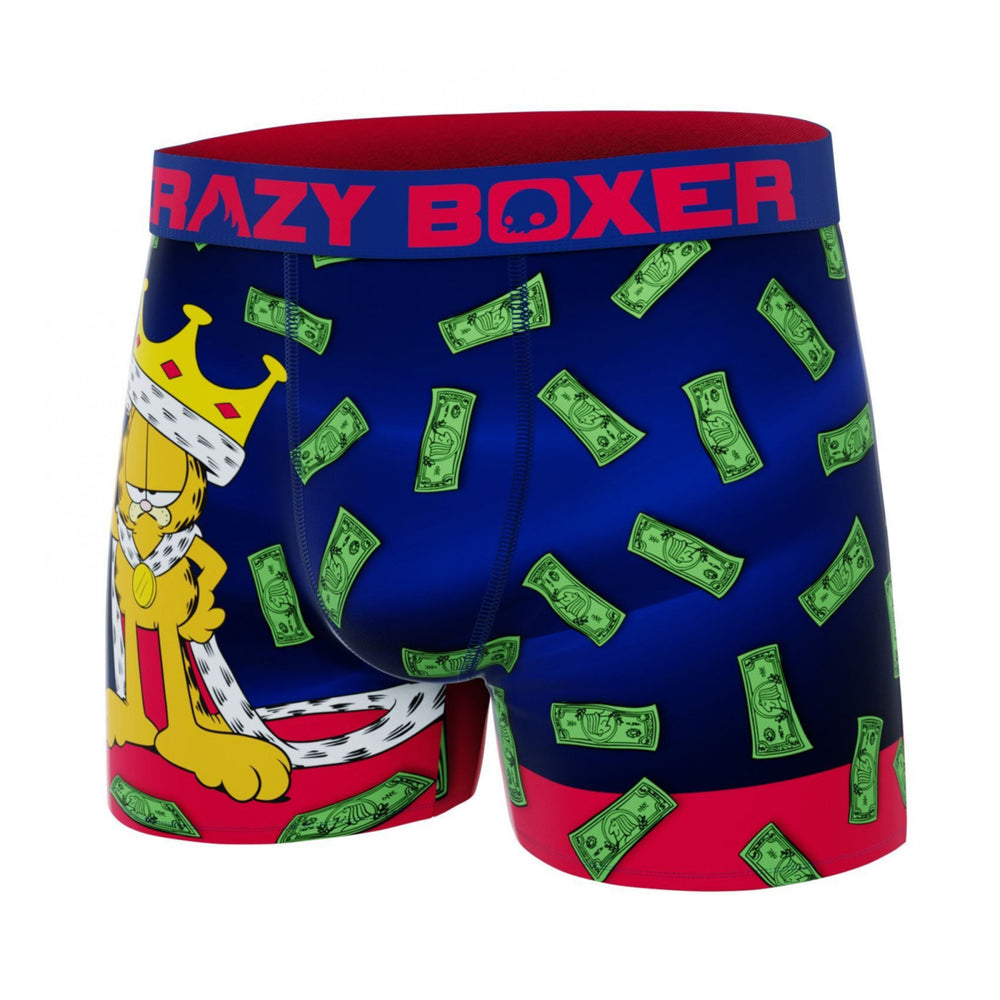 Crazy Boxer Garfield King Mens Boxer Briefs Image 2