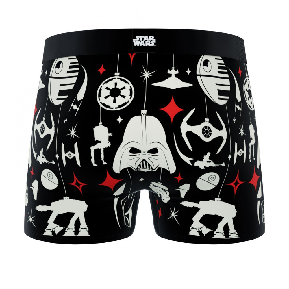 Crazy Boxers Star Wars Holiday Symbols All Over Mens Boxer Briefs Image 2