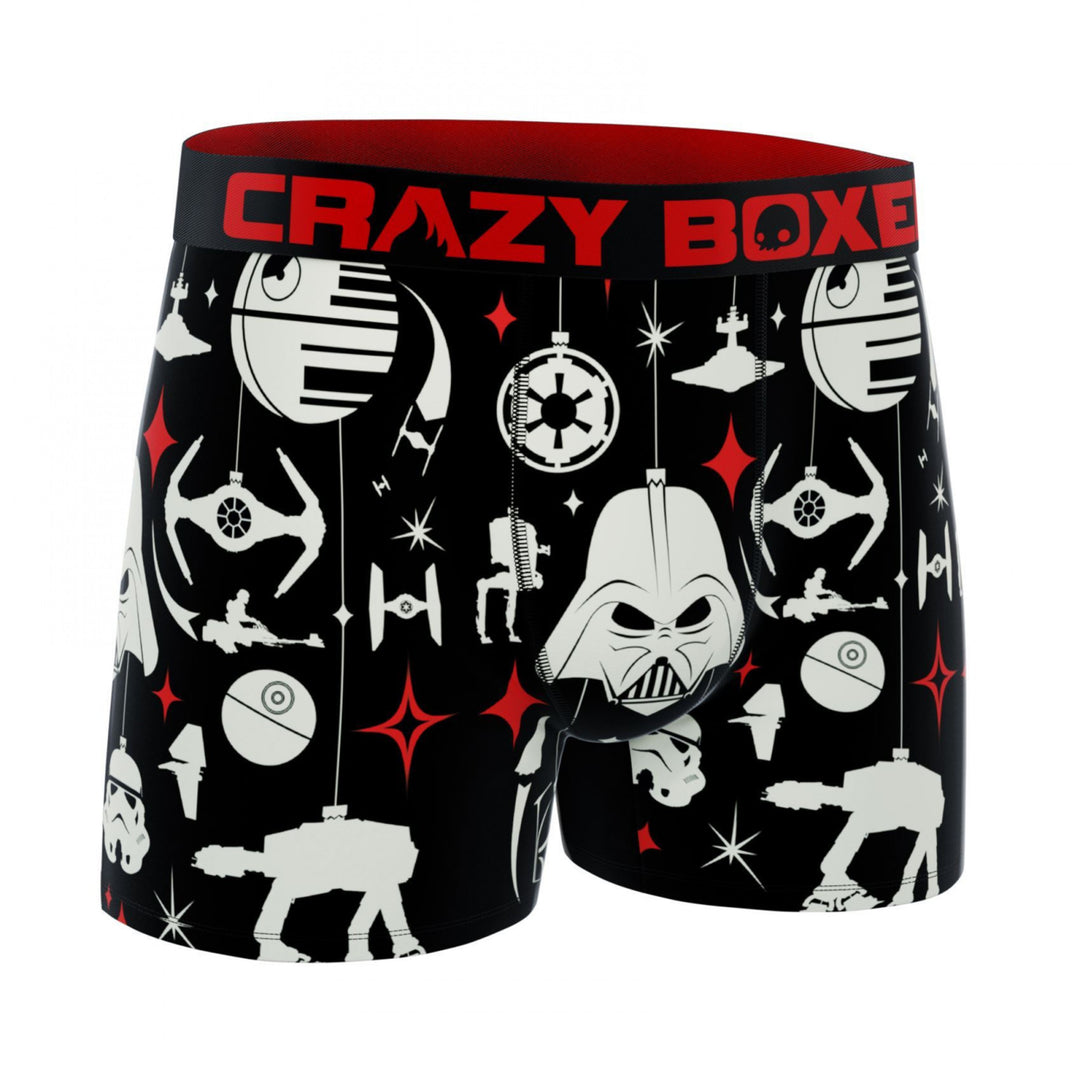 Crazy Boxers Star Wars Holiday Symbols All Over Mens Boxer Briefs Image 3