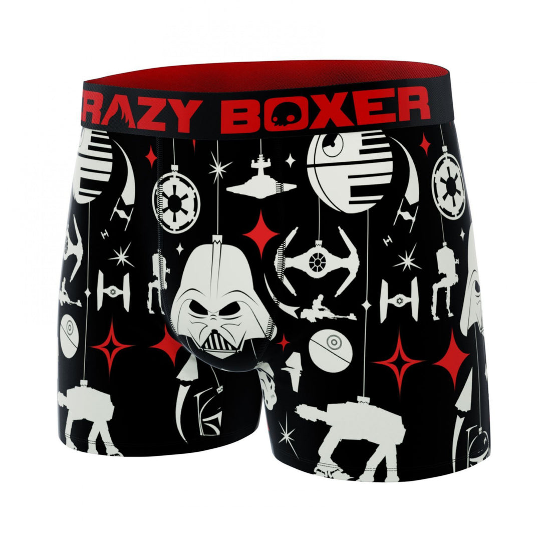 Crazy Boxers Star Wars Holiday Symbols All Over Mens Boxer Briefs Image 4